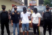 Pasutri Pelaku Pencurian Spesialis Mobil di Amankan Polres Rejang Lebong Bengkulu