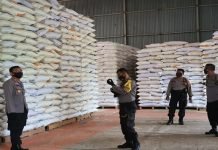 Kapolres Bengkulu Utara, Pastikan Ketersediaan Beras di Gudang Bulog