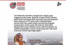 Tolak UU Minerba Aktivis dan Warga Gelar “Sidang Rakyat”