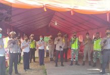 Kapolres Bengkulu Utara Kunjugi Pos Yan Ketupat dan Pos Pam Covid-19 Diperbatasan