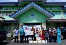 Bantuan APD ke RSUD Argamakmur dari Satgas BUMN Bengkulu
