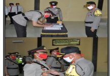 Sertijab Lima Kapolsek Di Wilayah Hukum Polres Bengkulu Utara