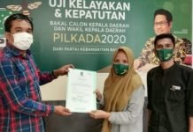 Rekomendasi PKB; Ita Jamil dan Eka Septo di Pilbup Bengkulu Utara