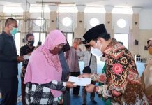 Bantuan Modal Usaha Untuk 340 Warga Kota Bengkulu di Bagikan