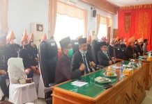 Sonti Bakara, SH, Pimpin Rapat Paripurna Istimewa, HUT Kota Arga Makmur ke -44