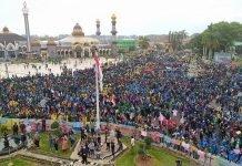 Mahasiswa dan Pelajar Duduki Gedung DPRD Bengkulu