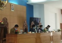 Paripurna DPRD Bengkulu Utara, PJS Bupati Sampaikan Nota Pengantar Rancangan PERDA.
