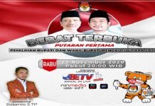 KPU Bengkulu Utara Sukses Gelar Debat Pasangan Calon Bupati wakil Bupati Putaran Pertama
