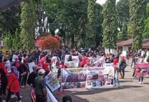 Rejang Lebong; Diduga Langgar Ham, KMRL Bersatu Tuntut Pilkada Diulang
