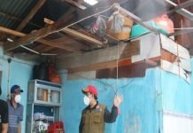 Wakil Walikota Bengkulu Kunjungi Rumah Warga Yang Terdampak Badai
