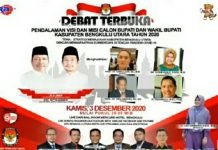 KPUD Sukses Gelar Debat Kedua Pasangan Calon Bupati Dan Wakil Bupati Bengkulu Utara