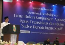 Menag Kenalkan Konsep Kurikulum Cinta di Universitas Katolik