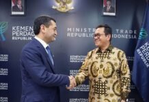 Mendag RI Menerima Kunjangan Menlu Uzbekistan