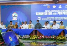 Mendag pada Rapat Koordinasi Bidang Pangan Jelang Lebaran di Semarang, Jawa Tengah