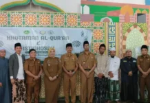 Camat Seberang Ulu Dua Gelar Khatam Al-Quran dan Istighosah