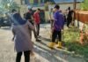Jalan Batu Nilam Jadi Lokasi Giat Bersih Serentak Kelurahan 26 Ilir
