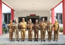 Camat Sako Tekankan Teladan ASN dalam Acara Purna Bhakti Lurah Sukamaju