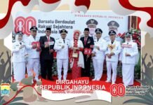 Lurah Dua Ilir Atika, S.IP, M.Si Menghadiri Upacara HUT RI ke-80 di Jakabaring Sport Center