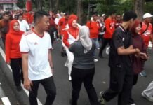 ASN Gandus Kompak, Camat Jufriansyah Dorong Budaya Hidup Sehat Lewat Olahraga Bersama