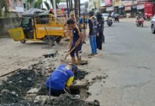 Pane Camat Sako: Saluran Bersih, Lingkungan Nyaman, Warga Sehat