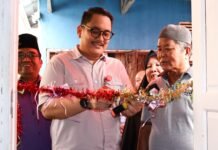 Camat Kemuning Resmikan Rumah Layak Huni Bantuan Baznas Kota Palembang
