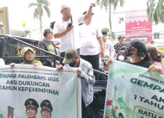 38 Program RDPS Diklaim Sukses, Massa GEMPAR Gaungkan #MEMPERBAIKIYANGSUDAHBAIK di Palembang
