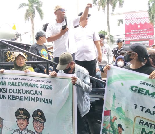 38 Program RDPS Diklaim Sukses, Massa GEMPAR Gaungkan #MEMPERBAIKIYANGSUDAHBAIK di Palembang