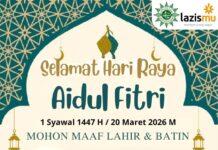Ketua LazisMu Wilayah Kepri Juanda, mengajak seluruh warga dan simpatisan Muhammadiyah untuk melaksanakan Sholat Idul Fitri 1 Syawal 1447 H/ 20 Maret 2026 di Lapangan Sport Hall Temenggung Abdul Jamal Muka Kuning