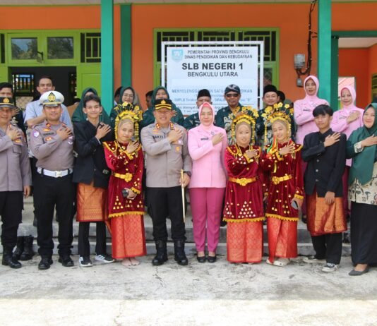 Kapolres Bengkulu Utara Tebar Kepedulian di SLB, Hadirkan Semangat untuk Anak Berkebutuhan Khusus