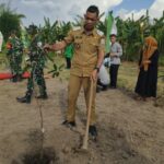 Lurah Talangjambe Asra Hadiri Penanaman Pohon Kodim 0418, Serukan Kepedulian Lingkungan