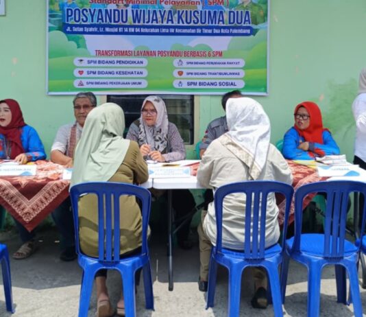 Lurah Lima Ilir Pastikan Implementasi 6 SPM di Posyandu Berjalan Optimal