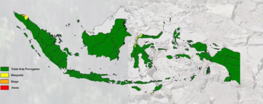 BMKG Prediksi Hujan Rendah Dominasi Pertengahan April 2026