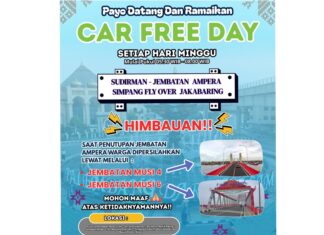 CFD Palembang Kembali Digelar, Camat Jakabaring Ingatkan Pengalihan Arus Lalu Lintas