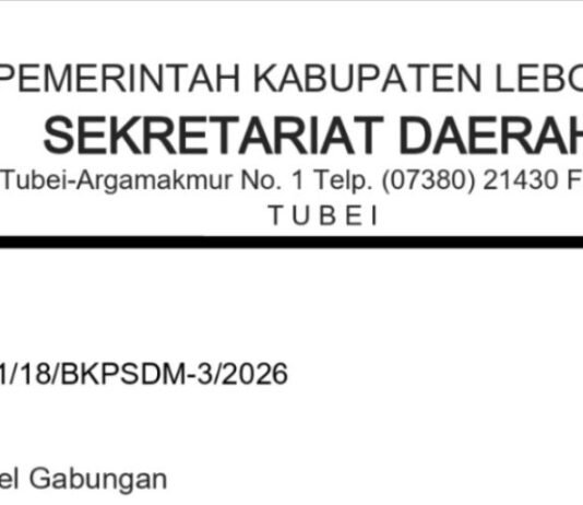 Pemkab Lebong Upacara Apel Gabungan Wujudkan ASN “ BerAkhlaK”