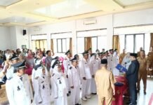 20 Penjabat Kades di Kabupaten Lebong Dilantik, Pemkab Pastikan Pelayanan Desa Tetap Optimal