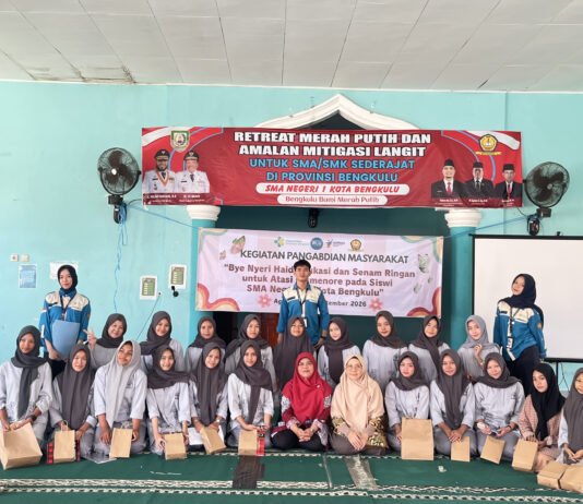 Atasi Dampak Dismenore pada Remaja, Poltekkes Kemenkes Bengkulu Luncurkan Inovasi Manajemen Nyeri di SMA Negeri 01 Kota Bengkulu