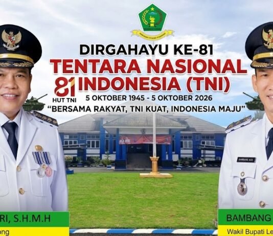 HUT ke-81 TNI, Pemkab Lebong Dorong Kolaborasi untuk Keamanan dan Kemajuan Daerah