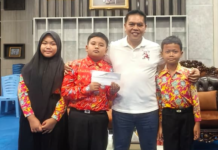 Asah Literasi dan Numerasi, 3 Siswa SD Negeri 54 Lebong Bertolak ke Palembang