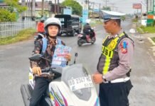 Satlantas Polres Lebong Perkuat Kesadaran Tertib Berlalu Lintas lewat Edukasi