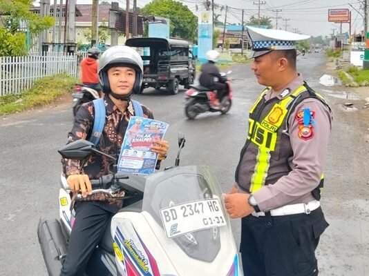 Satlantas Polres Lebong Perkuat Kesadaran Tertib Berlalu Lintas lewat Edukasi